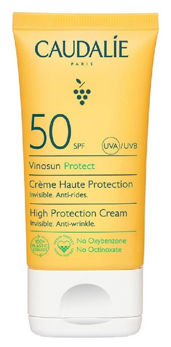 Caudalie Vinosun Protect Creme Solar Rosto SPF50 50ml