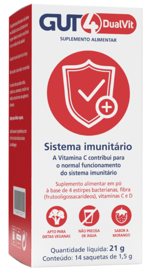 Gut4 Dual-Vit Saquetas x14