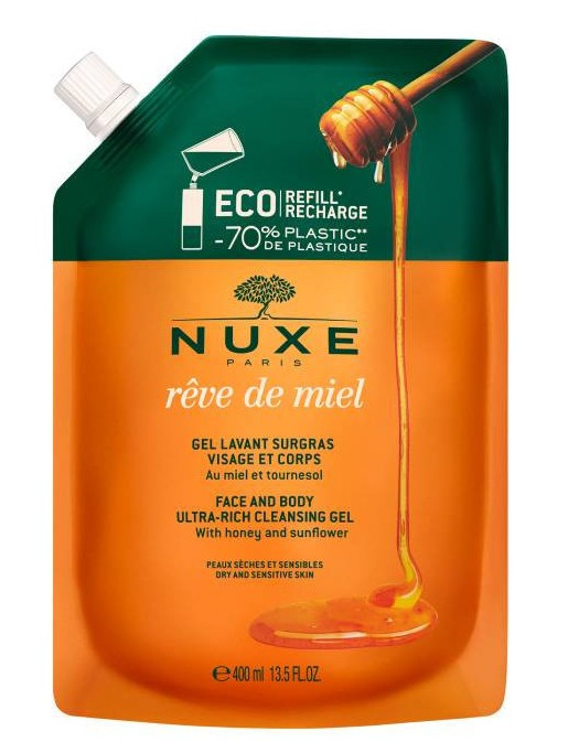 Nuxe Sueño de Miel Gel Limpiador Eco 400ml