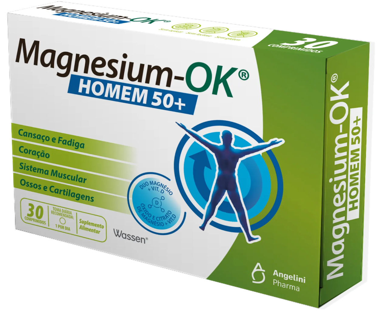 Magnesium-OK Homem 50+ (30 Comprimidos)