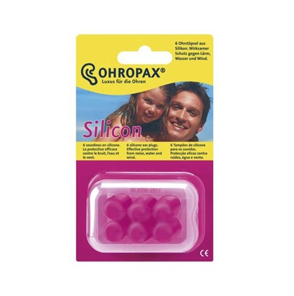 Ohropax Silicone Tampões Auriculares Silicone Medicinal (x6 unidades)