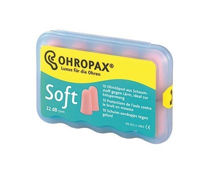 Ohropax Soft Tampões Auriculares Espuma (x10 unidades)