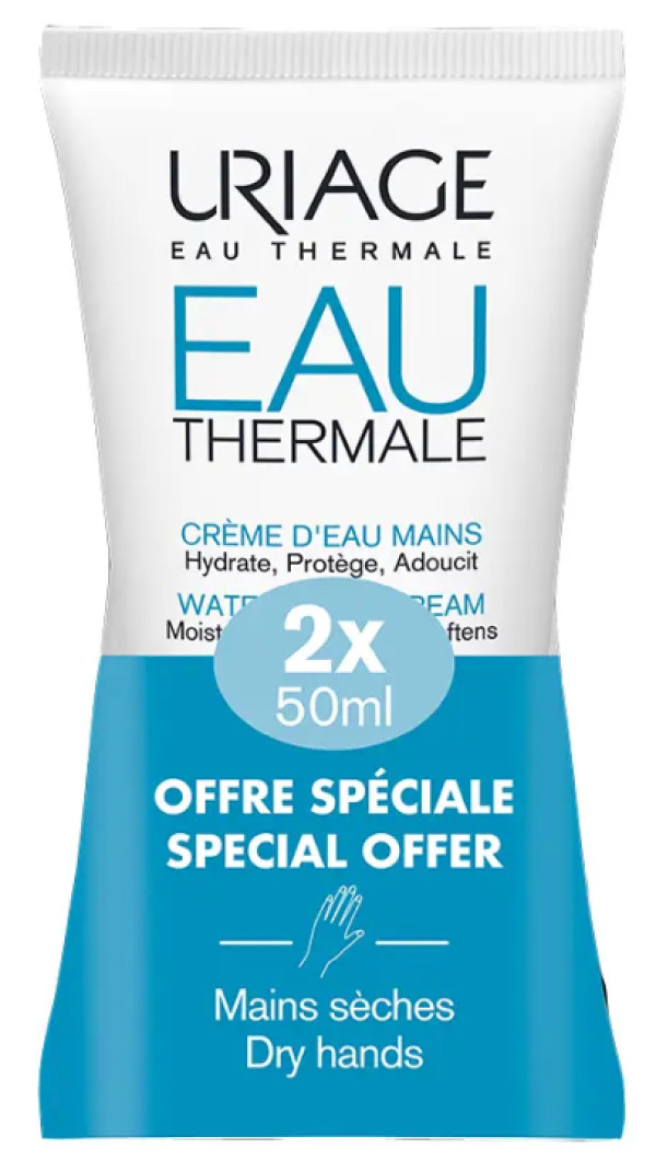 Uriage Agua Termal Crema de Manos 2x50ml