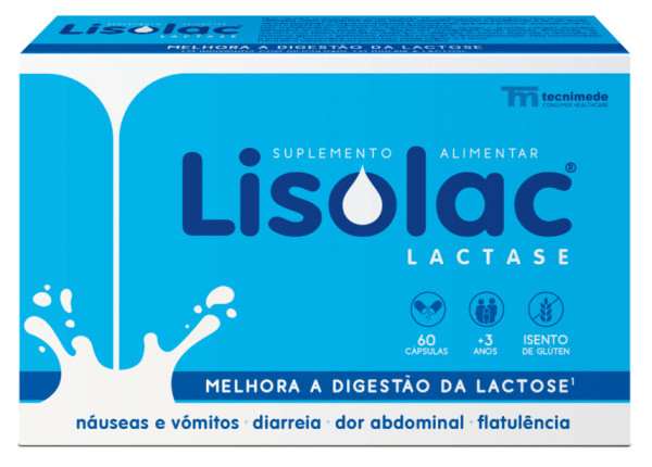 Lisolac Lactasa (60 Cápsulas)