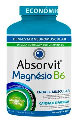 Absorvit Magnésio B6 180 comprimidos