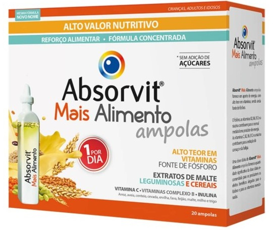Absorvit Mais Alimento x 20 ampolas