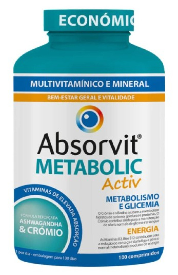 Absorvit Metabolic Activ 100 comprimidos