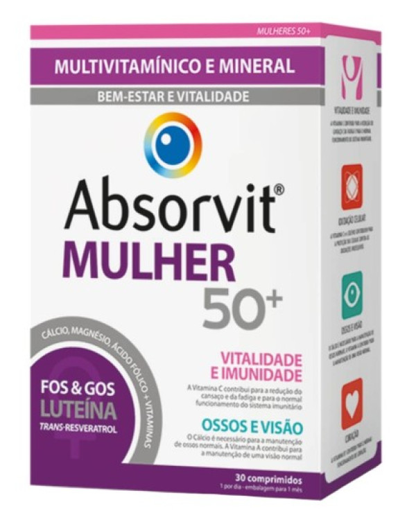 Absorvit Mulher 50+ 30 comprimidos