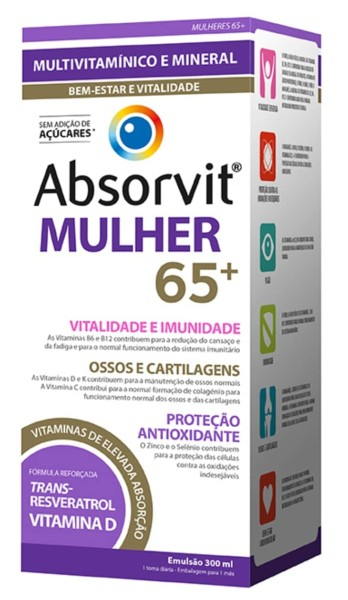 Absorvit Mulher 65+ Emulsão 300ml