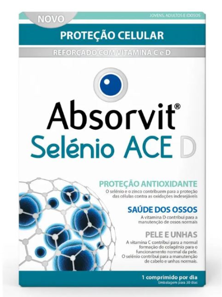 Absorvit Selenio ACE D 30 comprimidos