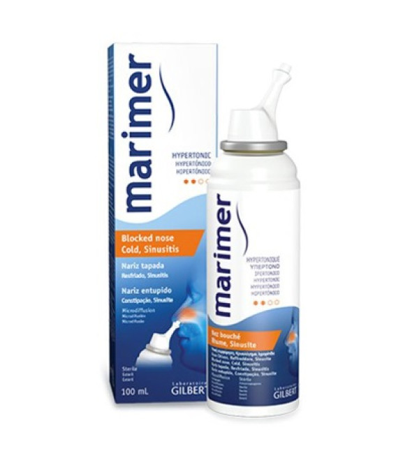 Água Marinha Hipertónica Marimer - 100ml