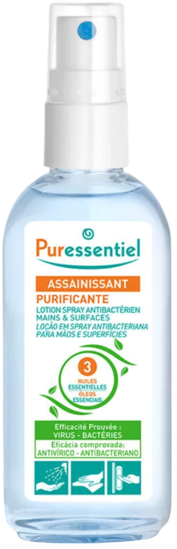 Puressentiel Spray Antibacteriano Manos/Superficies 80ml