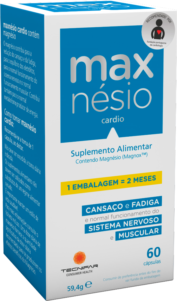 Maxnésio Cardio (60 Cápsulas)