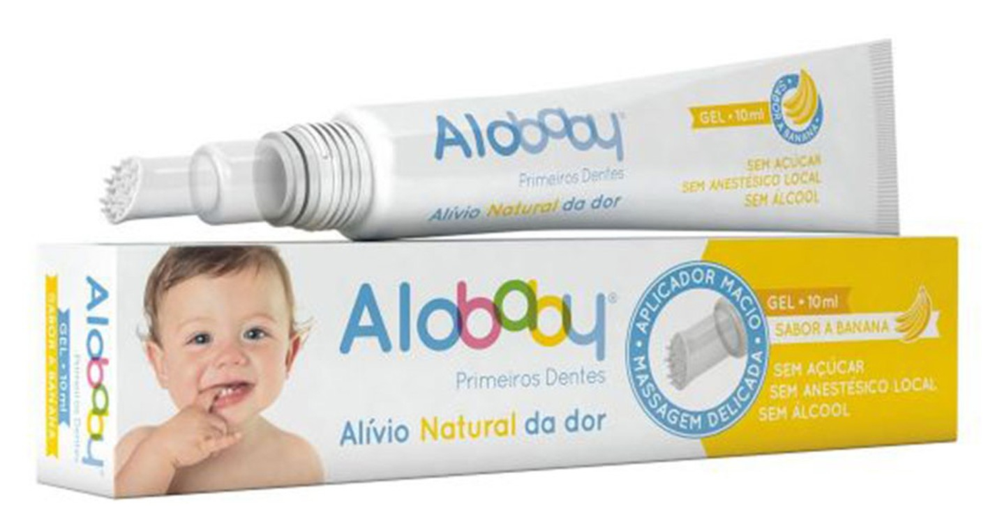 Alobaby Gel Primeros Dientes Plátano