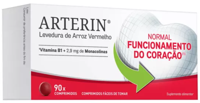 Arterin Levedura Arroz Vermelho x 90 comprimidos
