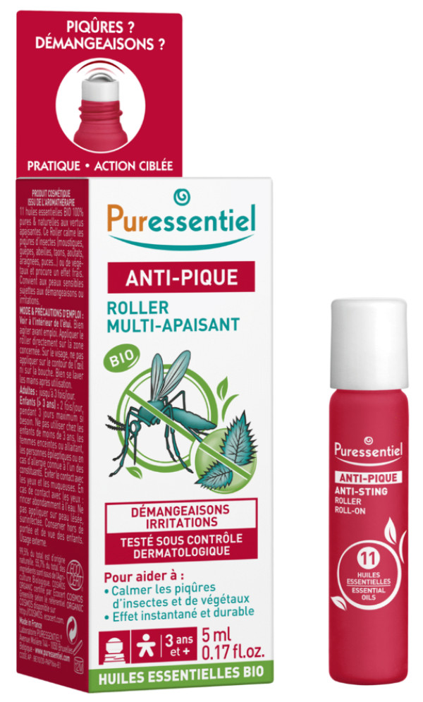 Puressentiel SOS Insetos Roll-On Multi-Calmante 5ml