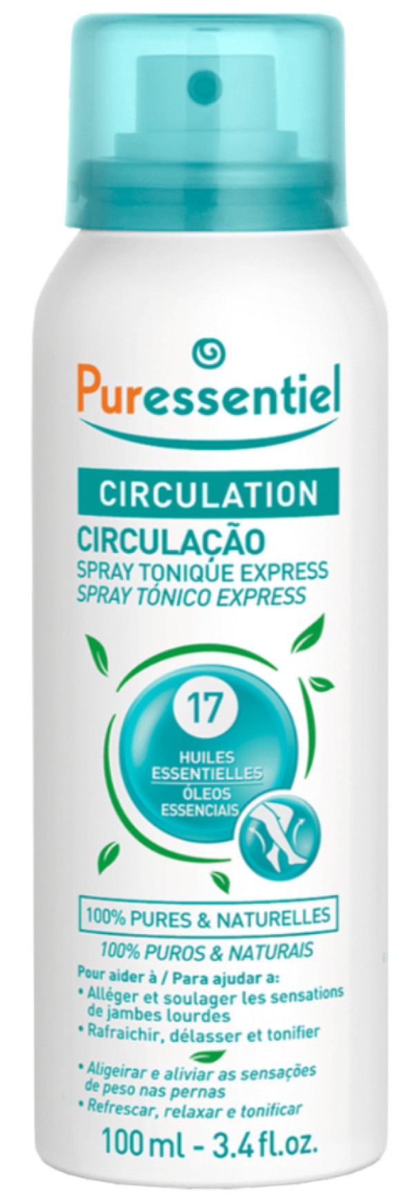Puressentiel Circulación Spray Tónico Express 100ml