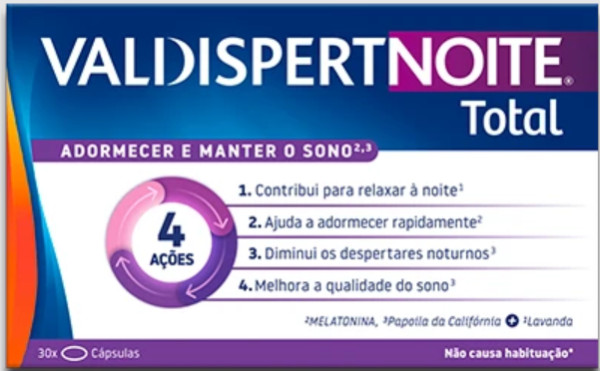 Valdispert Noche Total 30 cápsulas