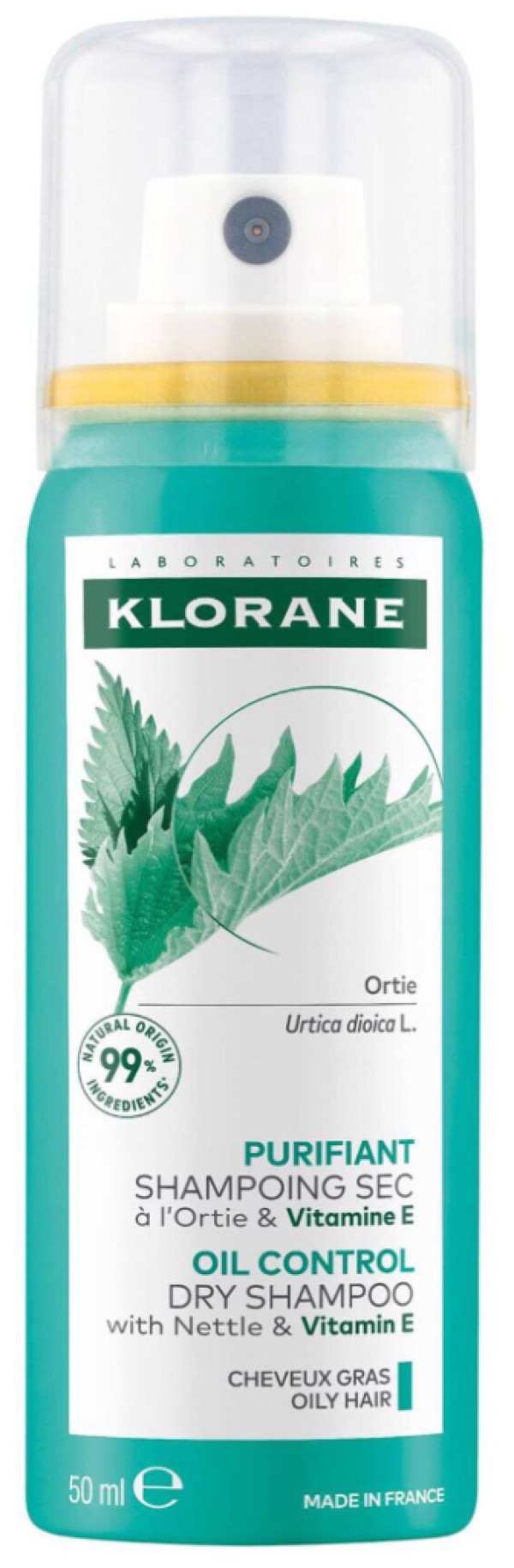 Klorane Champú Seco de Ortiga/Vitamina E 50ml