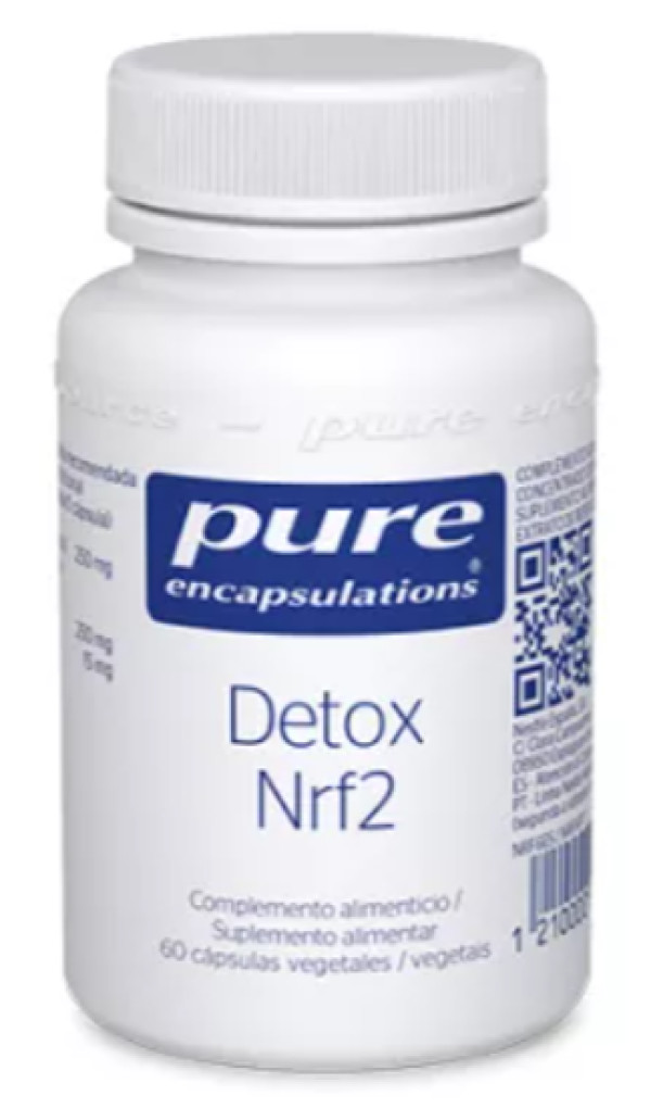 Pure Encapsulations - Cápsulas Detox Nrf2 para Limpieza Profunda y Revitalización - 60 Unidades