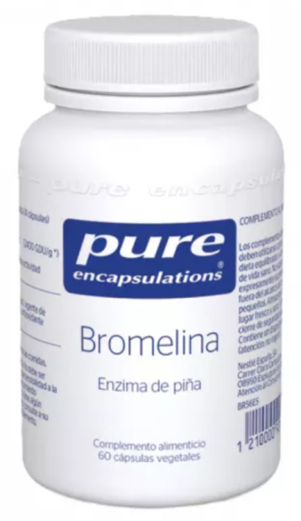Cápsulas de Bromelina de Pure Encapsulations X60