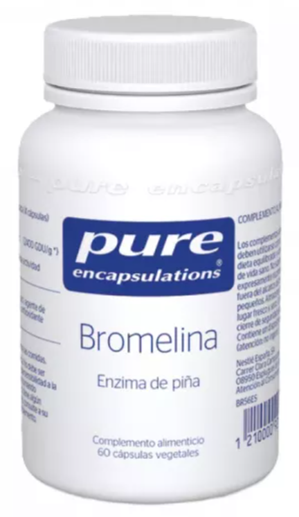 Cápsulas de Bromelina de Pure Encapsulations X60