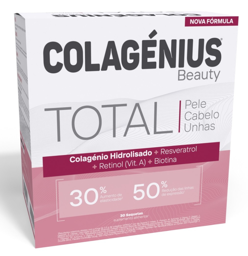 Colagénius Beauty Total Saq Morango X30
