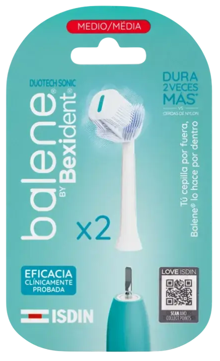 Balene by Bexident Duotech Cabeças de Substituição Média x2