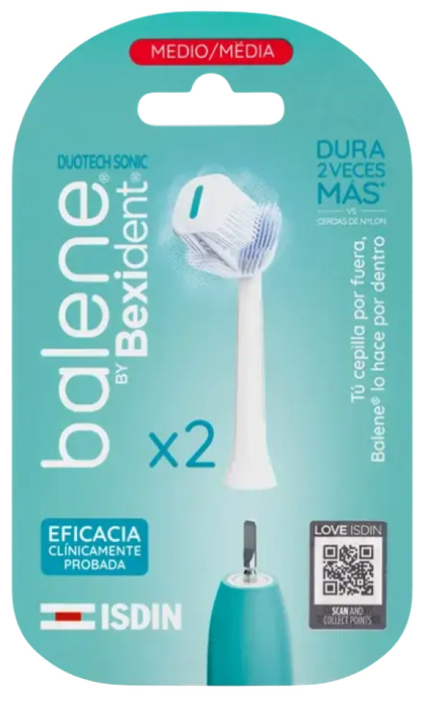 Balene by Bexident Duotech Cabeças de Substituição Média x2