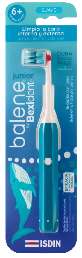 Balene by Bexident Junior Escova Dentes Azul 6A+