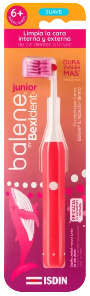 Balene by Bexident Junior Escova Dentes Rosa 6A+