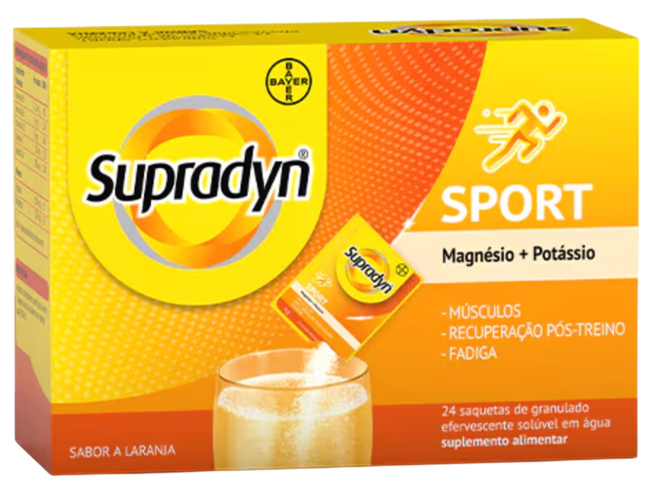 Supradyn Sport Magnésio + Potássio (24 Saquetas)