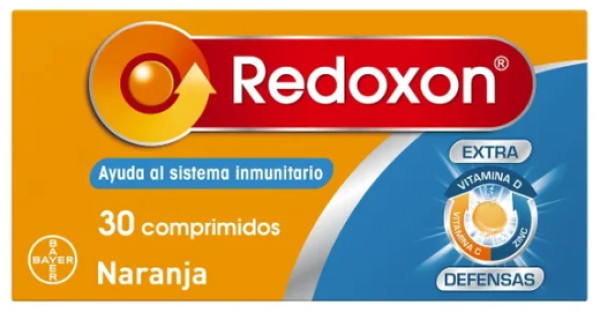 Redoxon Extra Defesas Laranja (30 Comprimidos Efervescentes)