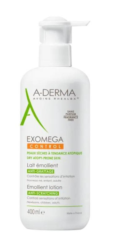 A-Derma Exomega Control Pack Leche Emoliente 2 x 400 mL