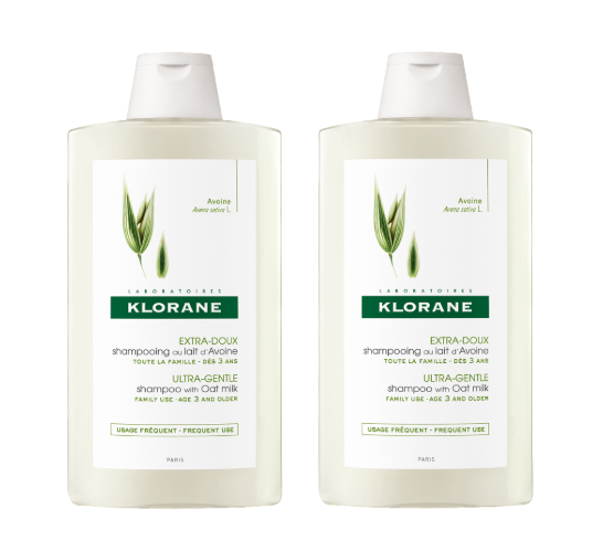 Klorane Champú Leche de Avena 400 ml Duo