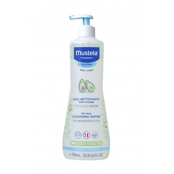 Mustela Agua de Limpieza Bebé 750 ml Precio Especial