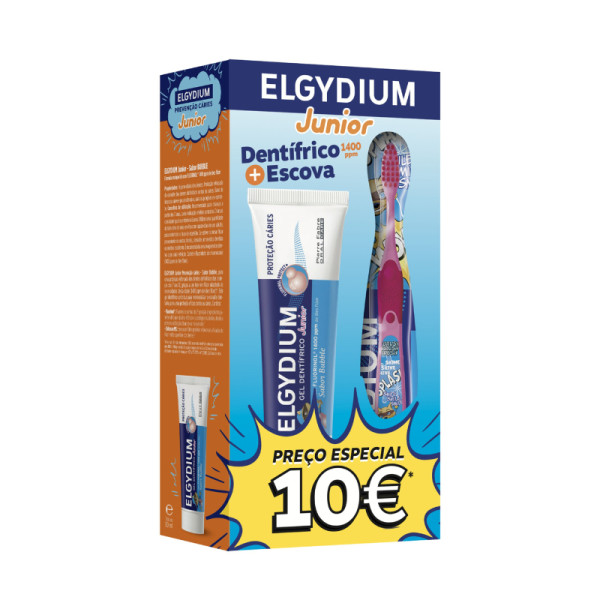 Elgydium Junior Kit Pasta Dentífrica Bubblegum + Cepillo – Precio Especial: 10 €