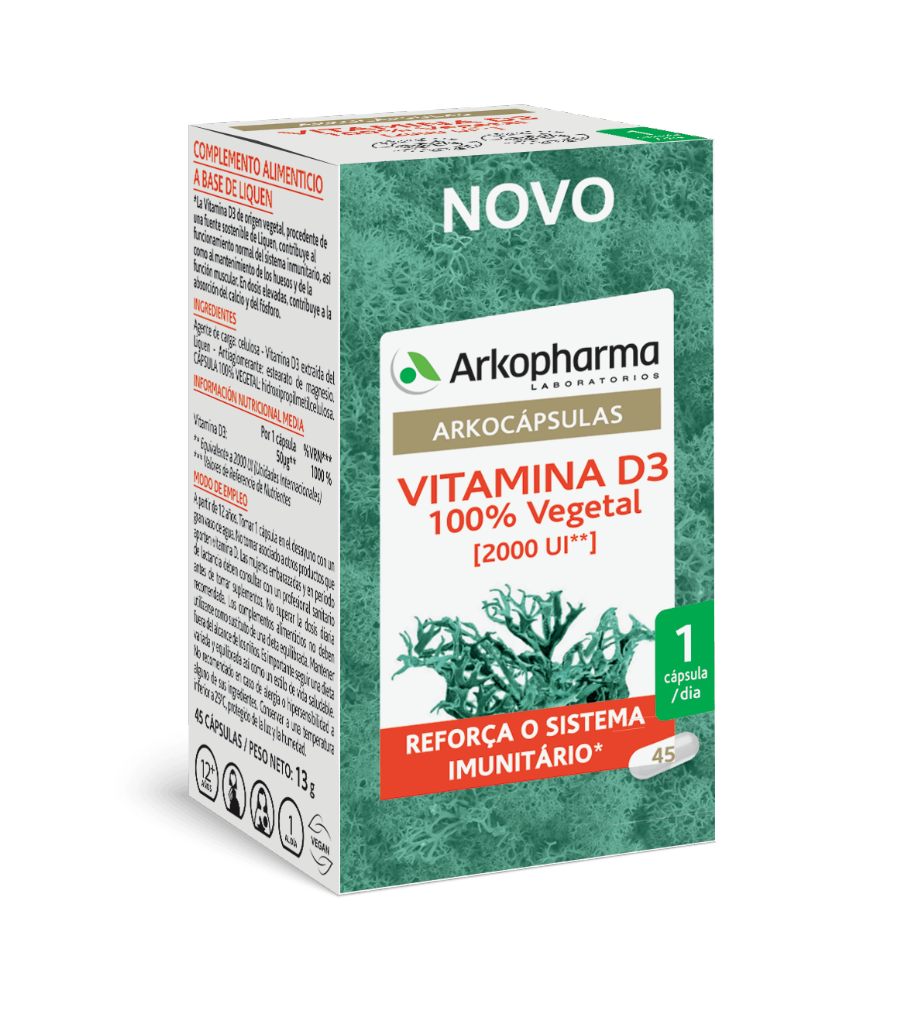Arkocapsulas Vitamina D3 x 45 cápsulas