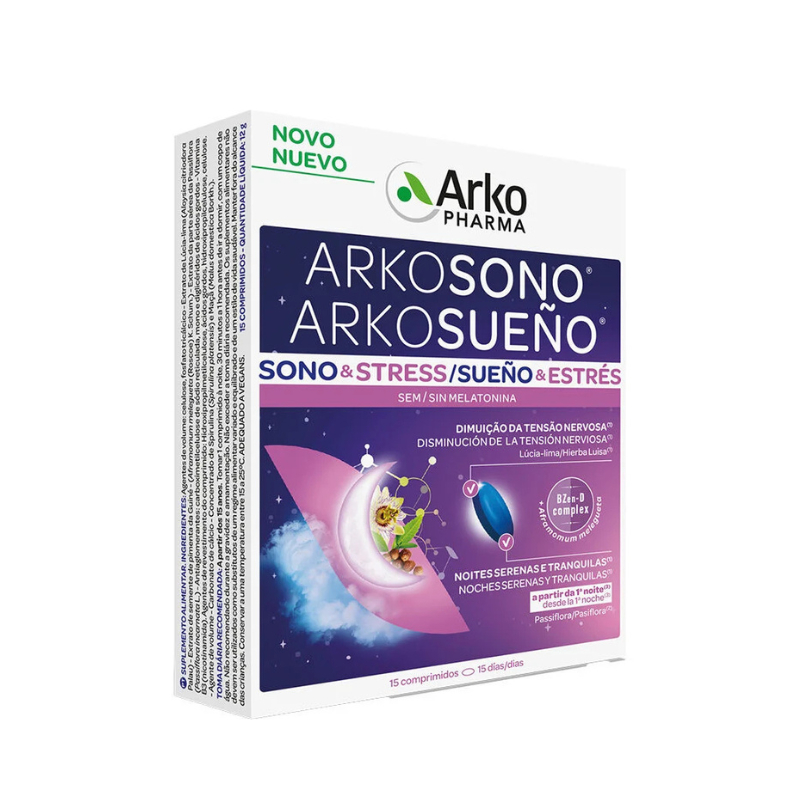 Arkosono Sueño & Estrés 15 Comprimidos