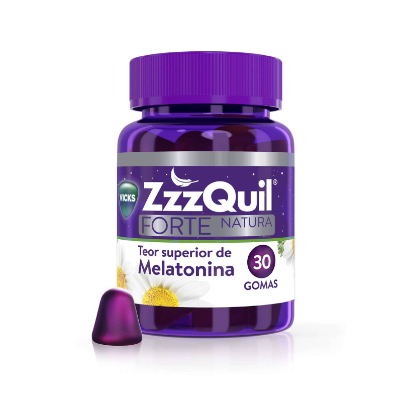 Vicks ZzzQuil Sueño Fuerte Gomitas Frutos del Bosque 30