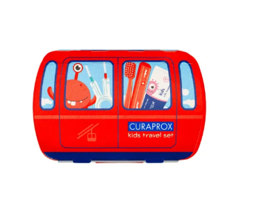 Curaprox Kids Kit Viaje Rojo