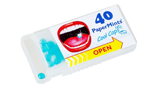 Papelmints Coolcaps Refrescantes Aliento x 40