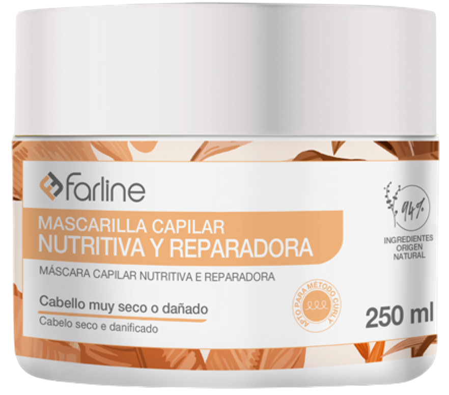 Farline Máscara Capilar Nutritiva e Reparadora 250ml