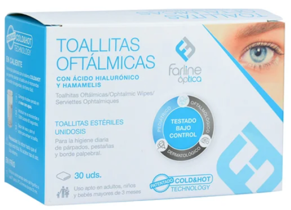 Farline Toalhita Oftálmica x30