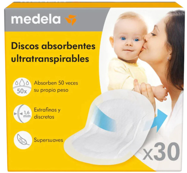Medela Protectores de Pezón Ultra Transpirables X30