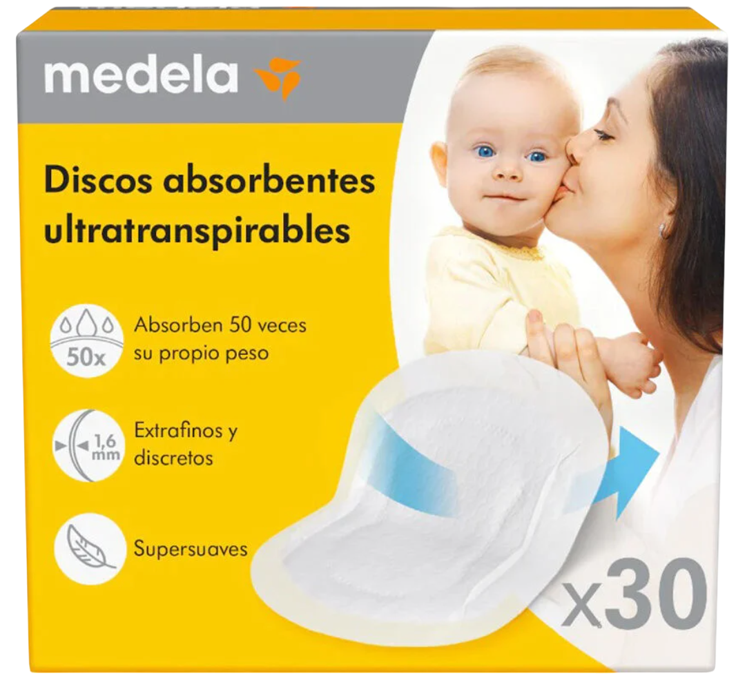 Medela Protetores de Seio Ultra Respiráveis x30