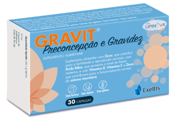 Gravit Preconcepción y Embarazo Cáps X30