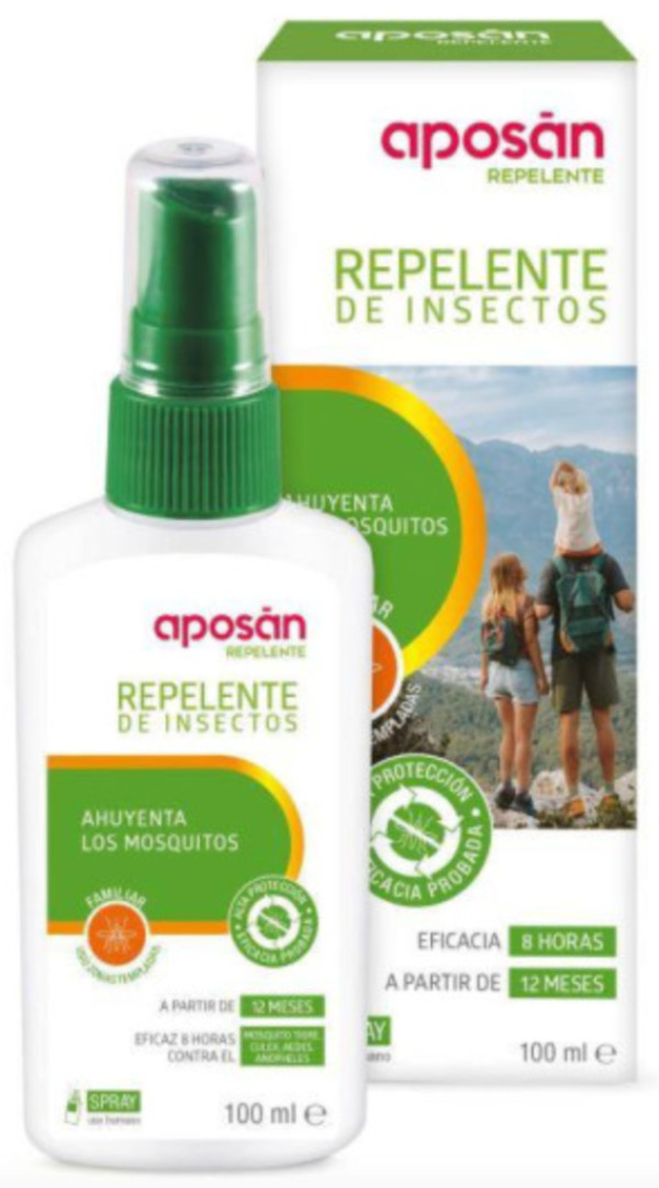 Aposan Repel Insectos Familiar Spr 100Ml