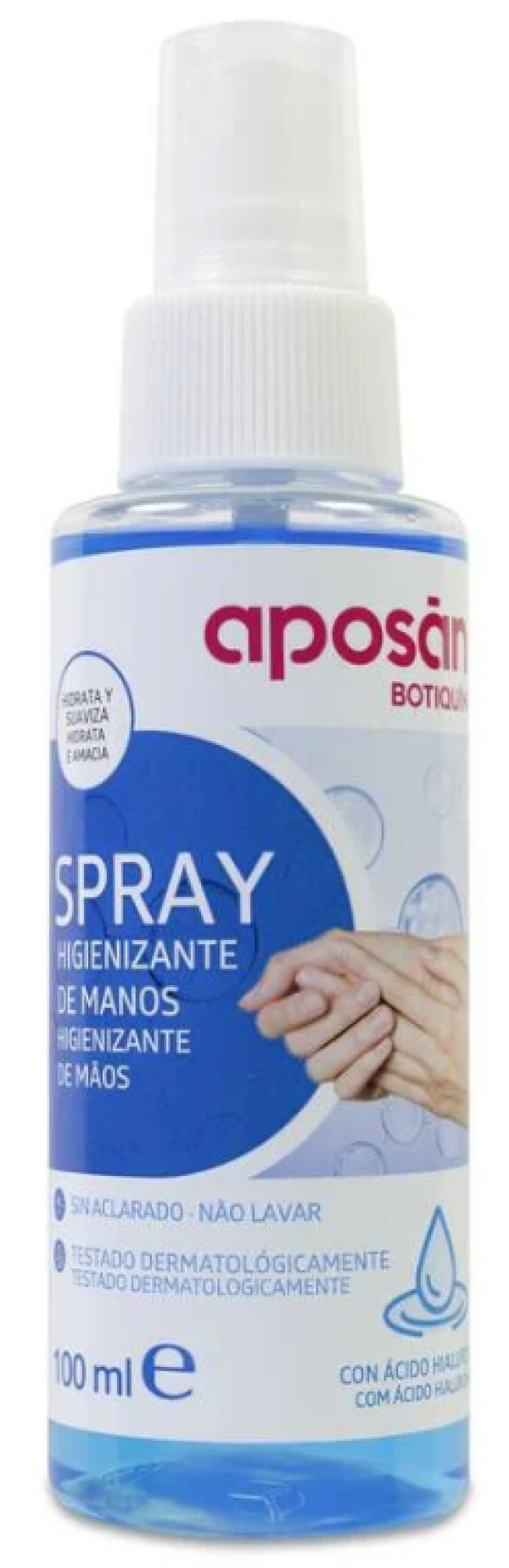 Botiquín de Spray Higiénico para Manos Aposan 100ml