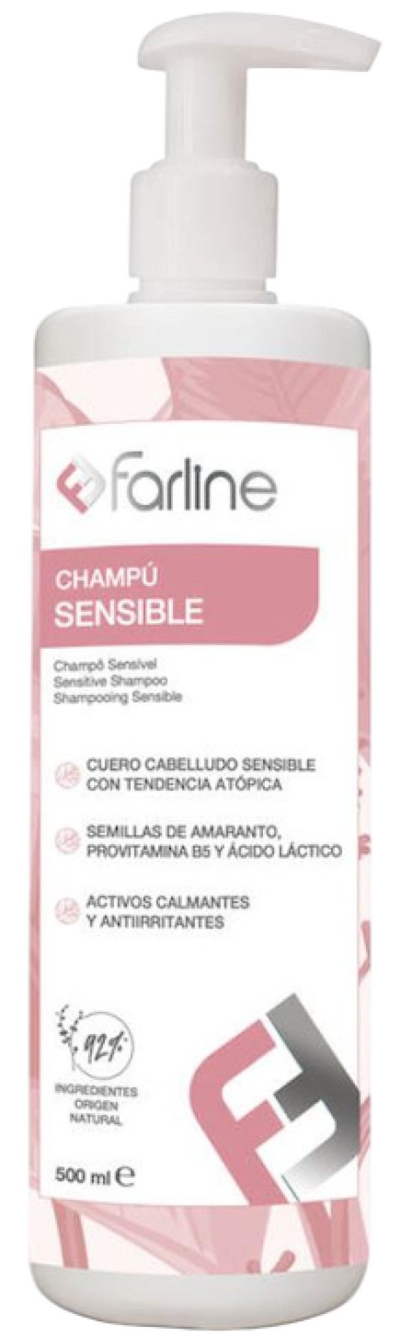 Farline Champú para Cabello Sensible - 500ml